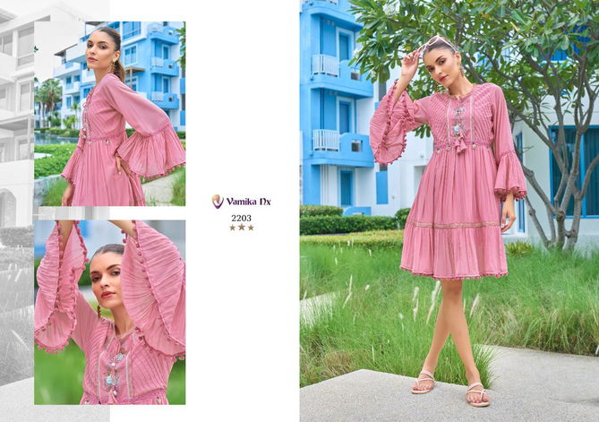 TUNIC 1 Fancy Party Wear Wholesale Designer Short Ladies Top Catalog